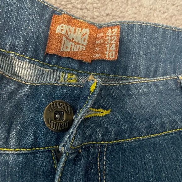 Denim Blue Jean shorts from France. Size 10. - Picture 2 of 5